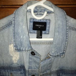 Distressed Denim Jacket